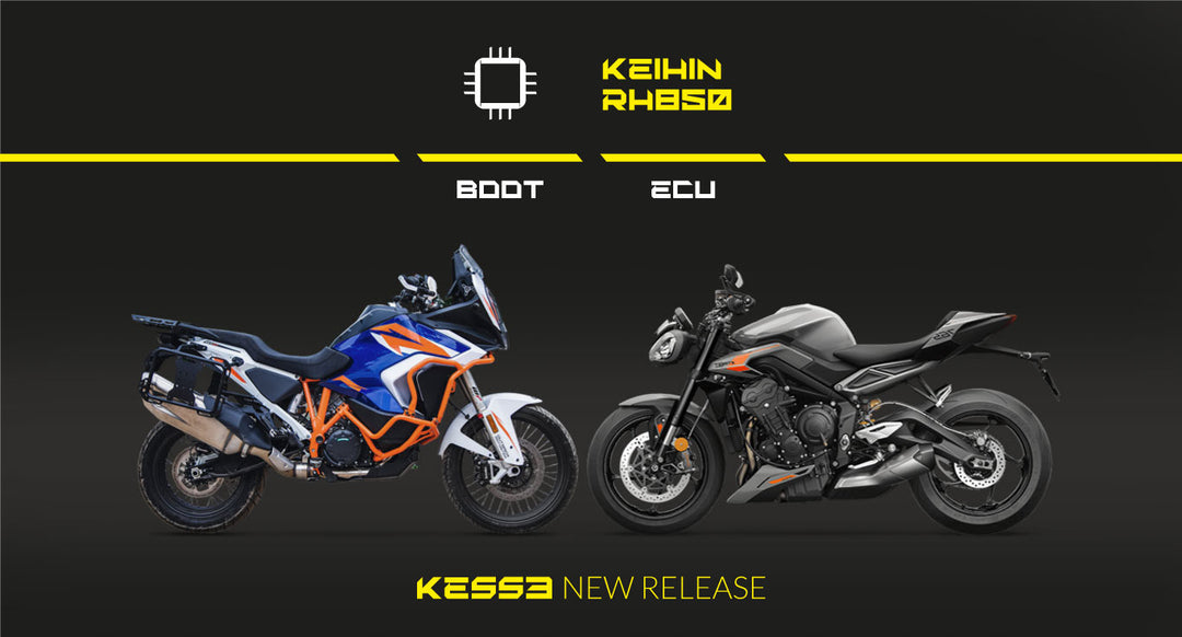 Remap Triumph, KTM and Ducati ECUs with Keihin 6001-19PE-002, Keihin RH850 and Continental Siemens VDO M3C S12X256SV/S12XET256MAL control units