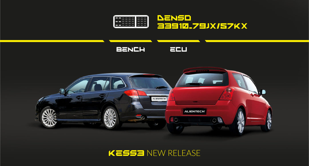 Remap and clone on bench the ECU Denso 112731-5040 and Denso 33910-79JX/57KX for Subaru and Suzuki.