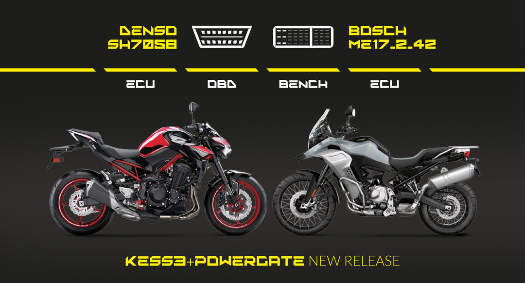 New Upgrade-Pack for KESS3 and Powergate: Bike and Marine protocols.