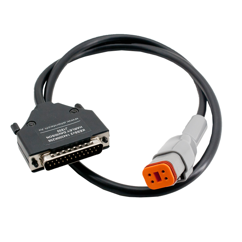 Harley Davidson Standard Motorcycle Cable - 4 pin – Alientech USA